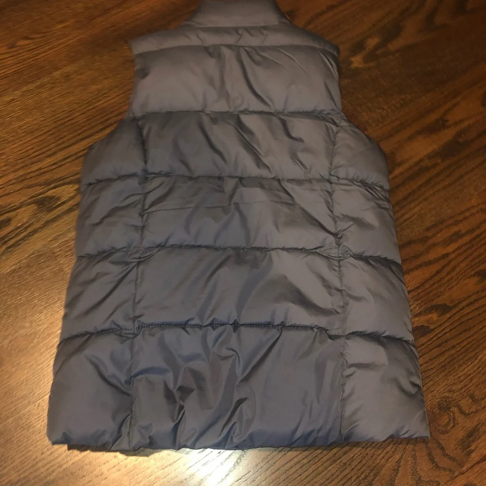 Old navy fleece lined vest youth large  10-12
